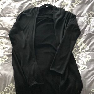 Long Black Cardigan